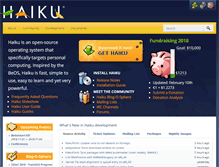 Tablet Screenshot of haiku-os.org